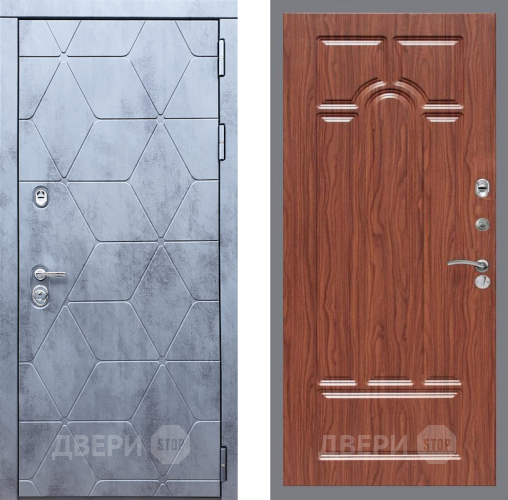 Входная металлическая Дверь Рекс (REX) 28 FL-58 орех тисненый в Жуковский