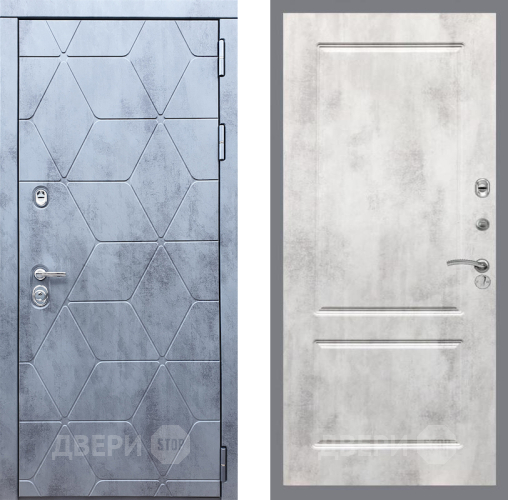 Входная металлическая Дверь Рекс (REX) 28 FL-117 Бетон светлый в Жуковский
