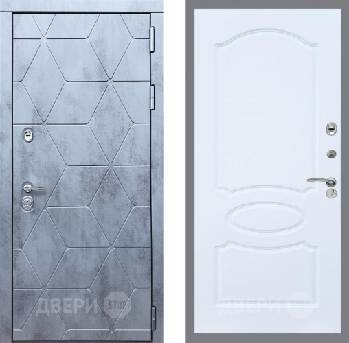 Входная металлическая Дверь Рекс (REX) 28 FL-128 Силк Сноу в Жуковский