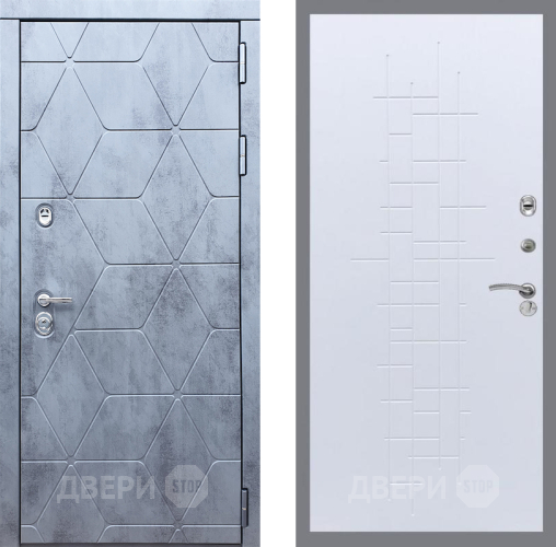 Входная металлическая Дверь Рекс (REX) 28 FL-289 Белый ясень в Жуковский