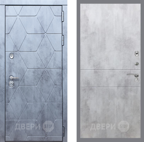Входная металлическая Дверь Рекс (REX) 28 FL-290 Бетон светлый в Жуковский