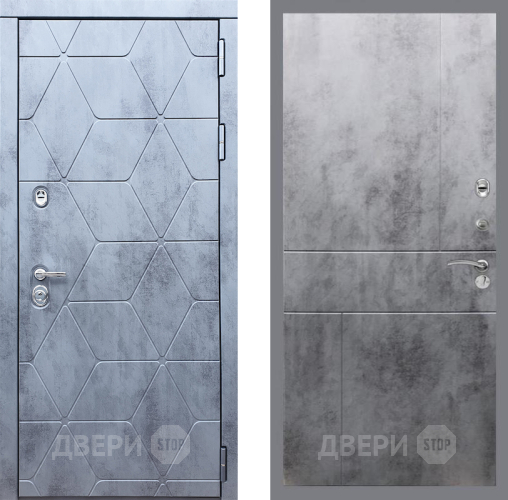 Входная металлическая Дверь Рекс (REX) 28 FL-290 Бетон темный в Жуковский