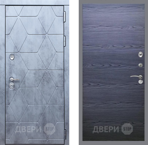 Входная металлическая Дверь Рекс (REX) 28 GL Дуб тангенальный черный в Жуковский