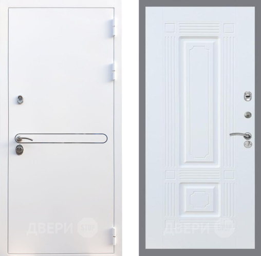 Входная металлическая Дверь Рекс (REX) 27 FL-2 Силк Сноу в Жуковский