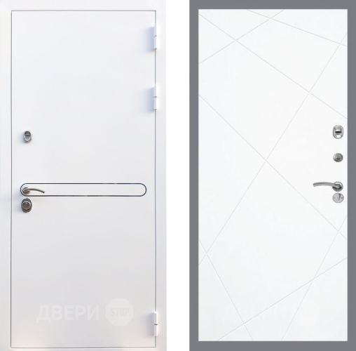 Входная металлическая Дверь Рекс (REX) 27 FL-291 Силк Сноу в Жуковский