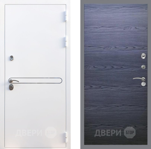 Входная металлическая Дверь Рекс (REX) 27 GL Дуб тангенальный черный в Жуковский