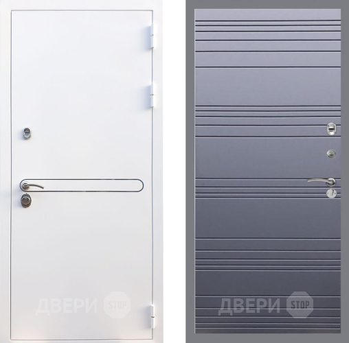 Входная металлическая Дверь Рекс (REX) 27 Line Силк титан в Жуковский
