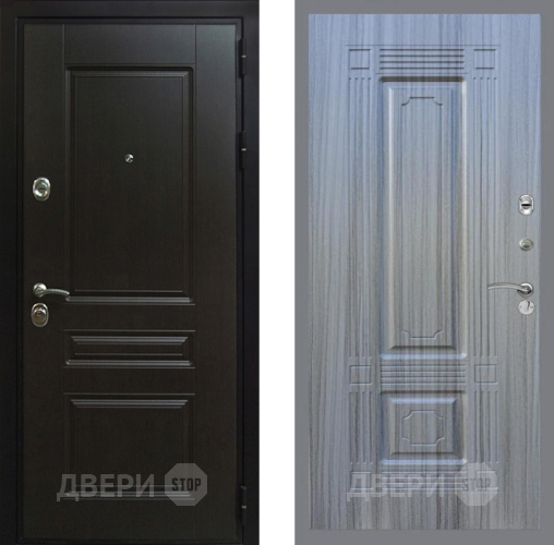 Входная металлическая Дверь Рекс (REX) Премиум-Н FL-2 Сандал грей в Жуковский