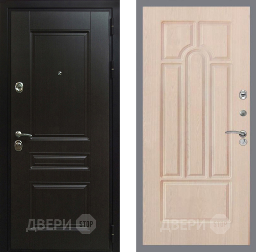 Входная металлическая Дверь Рекс (REX) Премиум-Н FL-58 Беленый дуб в Жуковский