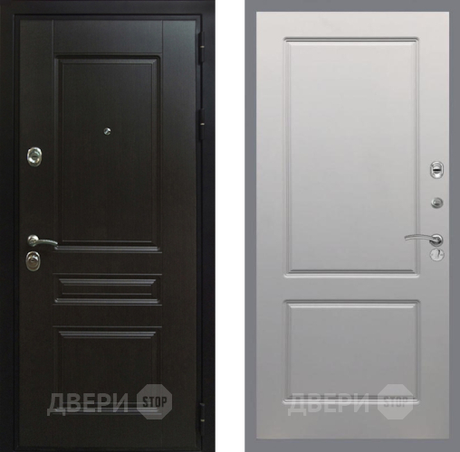 Входная металлическая Дверь Рекс (REX) Премиум-Н FL-117 Грей софт в Жуковский