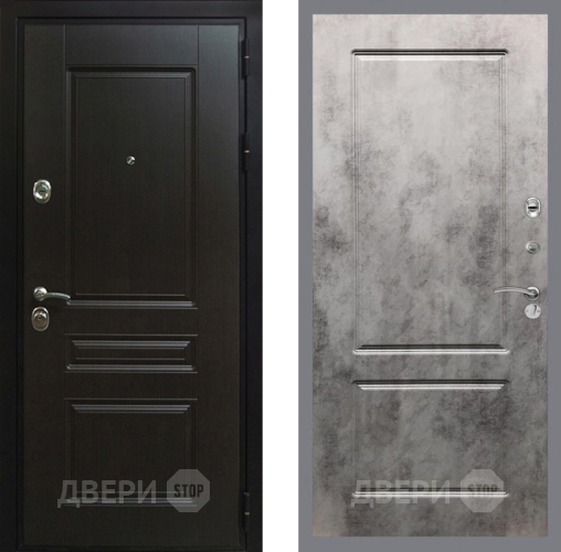 Входная металлическая Дверь Рекс (REX) Премиум-Н FL-117 Бетон темный в Жуковский