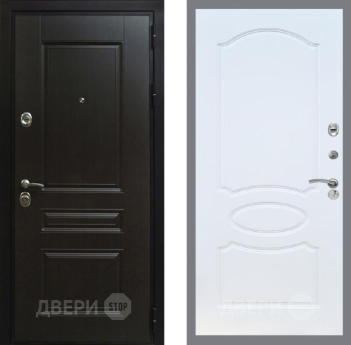 Дверь Рекс (REX) Премиум-Н FL-128 Белый ясень в Жуковский