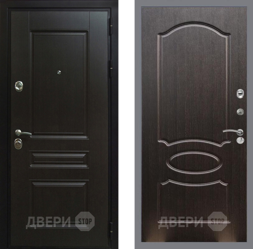 Входная металлическая Дверь Рекс (REX) Премиум-Н FL-128 Венге светлый в Жуковский