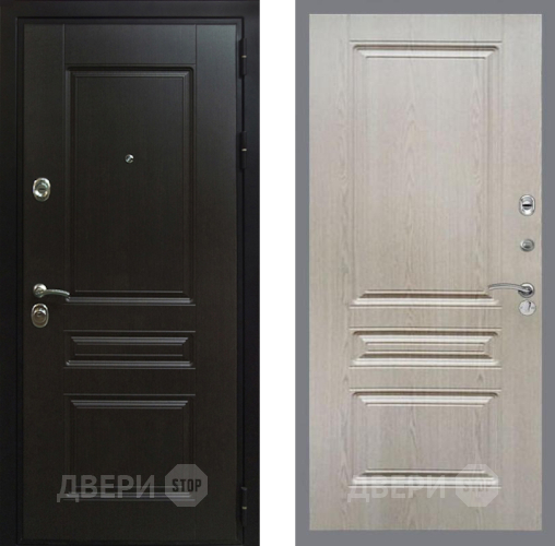 Входная металлическая Дверь Рекс (REX) Премиум-Н FL-243 Беленый дуб в Жуковский