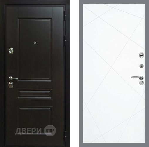 Входная металлическая Дверь Рекс (REX) Премиум-Н FL-291 Силк Сноу в Жуковский