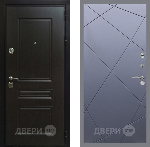 Входная металлическая Дверь Рекс (REX) Премиум-Н FL-291 Силк титан в Жуковский