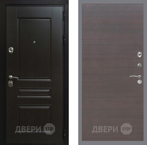 Дверь Рекс (REX) Премиум-Н GL венге поперечный в Жуковский