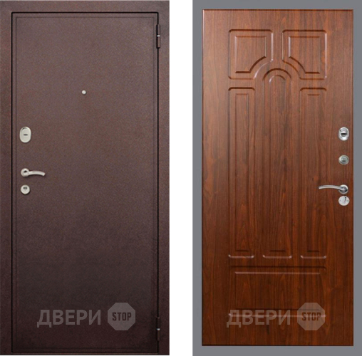 Входная металлическая Дверь Рекс (REX) 2 Медный Антик FL-58 Морёная берёза в Жуковский