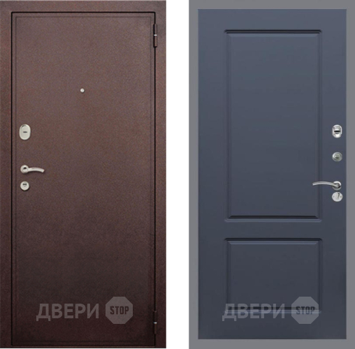 Входная металлическая Дверь Рекс (REX) 2 Медный Антик FL-117 Силк титан в Жуковский