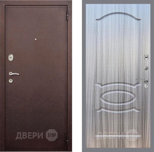 Дверь Рекс (REX) 2 Медный Антик FL-128 Сандал грей в Жуковский