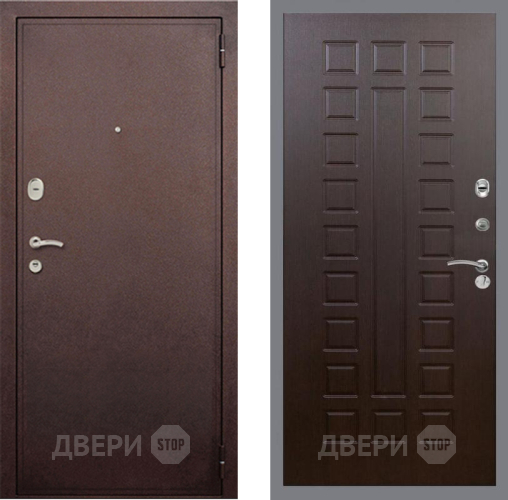 Входная металлическая Дверь Рекс (REX) 2 Медный Антик FL-183 Венге в Жуковский