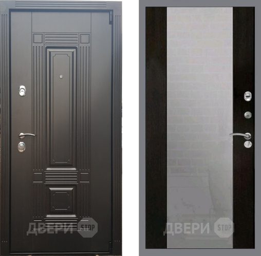 Дверь Рекс (REX) 9 СБ-16 Зеркало Венге в Жуковский