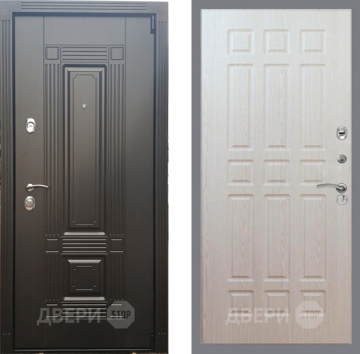 Входная металлическая Дверь Рекс (REX) 9 FL-33 Беленый дуб в Жуковский