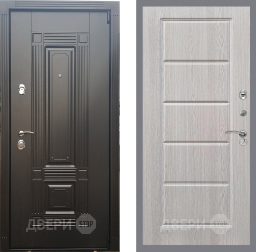 Входная металлическая Дверь Рекс (REX) 9 FL-39 Беленый дуб в Жуковский