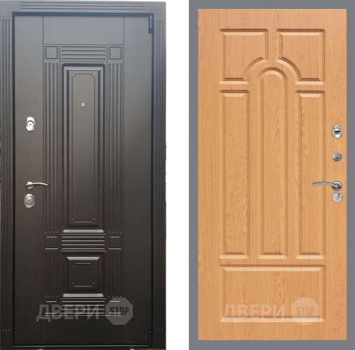 Входная металлическая Дверь Рекс (REX) 9 FL-58 Дуб в Жуковский