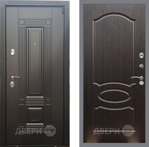 Входная металлическая Дверь Рекс (REX) 9 FL-128 Венге светлый в Жуковский