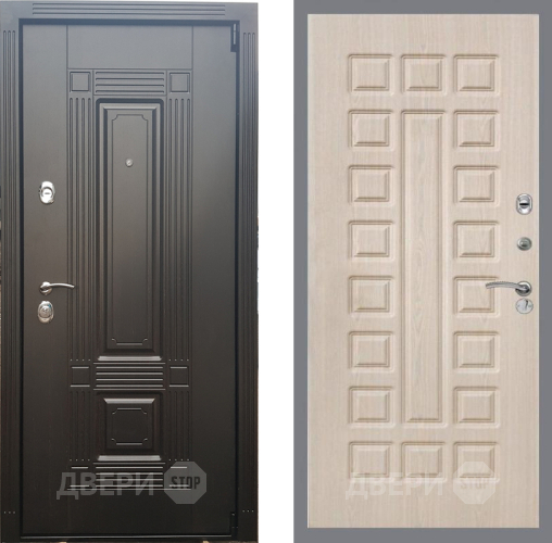Входная металлическая Дверь Рекс (REX) 9 FL-183 Беленый дуб в Жуковский