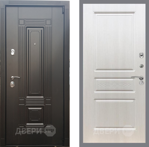 Входная металлическая Дверь Рекс (REX) 9 FL-243 Лиственница беж в Жуковский