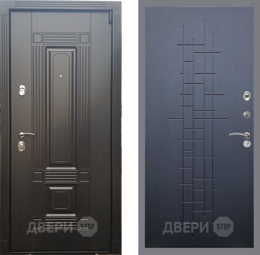 Входная металлическая Дверь Рекс (REX) 9 FL-289 Ясень черный в Жуковский