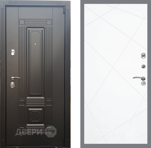 Входная металлическая Дверь Рекс (REX) 9 FL-291 Силк Сноу в Жуковский