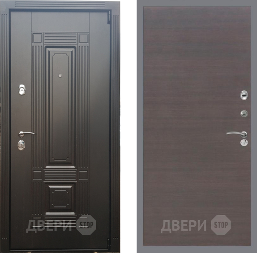 Входная металлическая Дверь Рекс (REX) 9 GL венге поперечный в Жуковский