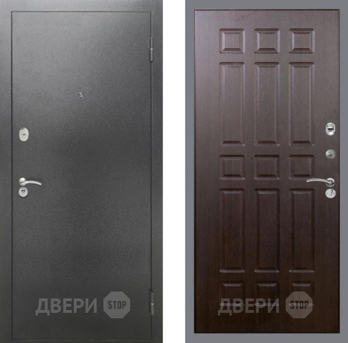 Входная металлическая Дверь Рекс (REX) 2А Серебро Антик FL-33 Венге в Жуковский