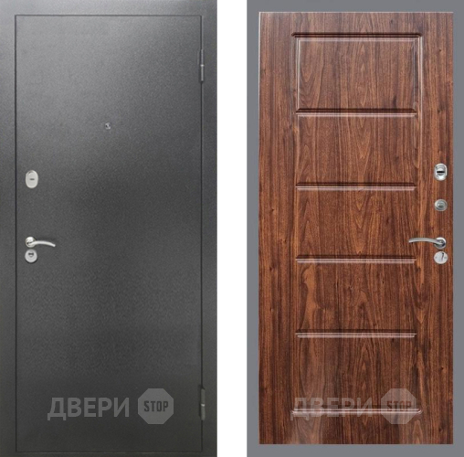 Входная металлическая Дверь Рекс (REX) 2А Серебро Антик FL-39 орех тисненый в Жуковский