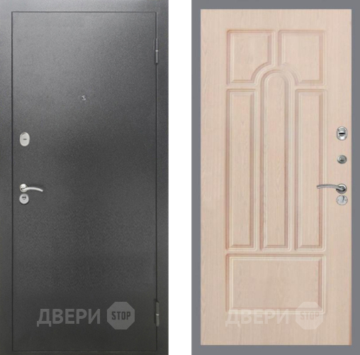 Дверь Рекс (REX) 2А Серебро Антик FL-58 Беленый дуб в Жуковский
