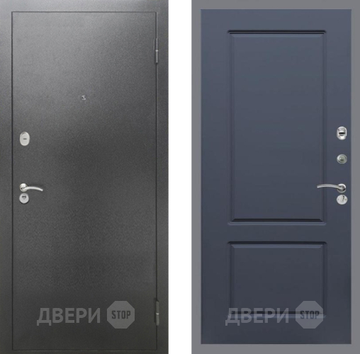 Дверь Рекс (REX) 2А Серебро Антик FL-117 Силк титан в Жуковский