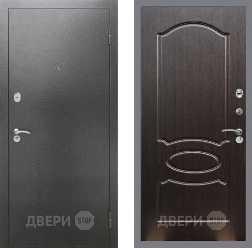 Входная металлическая Дверь Рекс (REX) 2А Серебро Антик FL-128 Венге светлый в Жуковский