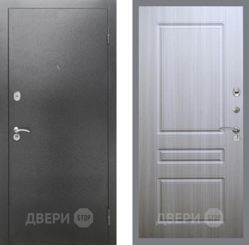 Входная металлическая Дверь Рекс (REX) 2А Серебро Антик FL-243 Сандал белый в Жуковский