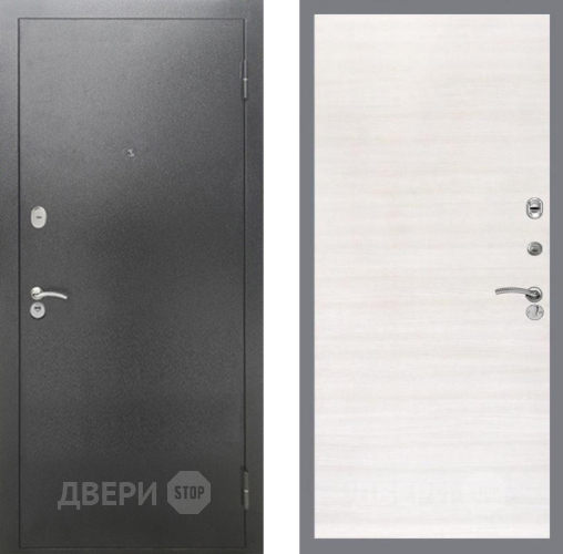 Дверь Рекс (REX) 2А Серебро Антик GL Акация в Жуковский