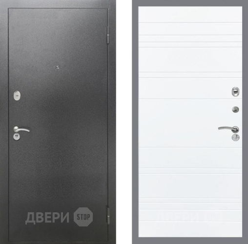 Дверь Рекс (REX) 2А Серебро Антик Line Силк Сноу в Жуковский