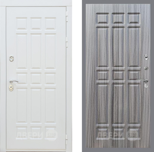 Входная металлическая Дверь Рекс (REX) 8 Силк Сноу FL-33 Сандал грей в Жуковский