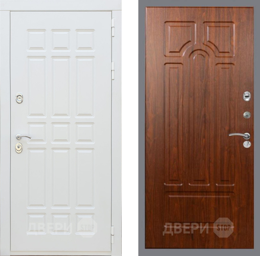 Входная металлическая Дверь Рекс (REX) 8 Силк Сноу FL-58 Морёная берёза в Жуковский