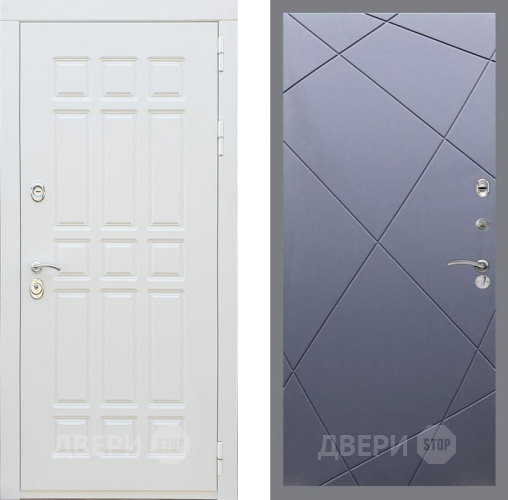 Входная металлическая Дверь Рекс (REX) 8 Силк Сноу FL-291 Силк титан в Жуковский