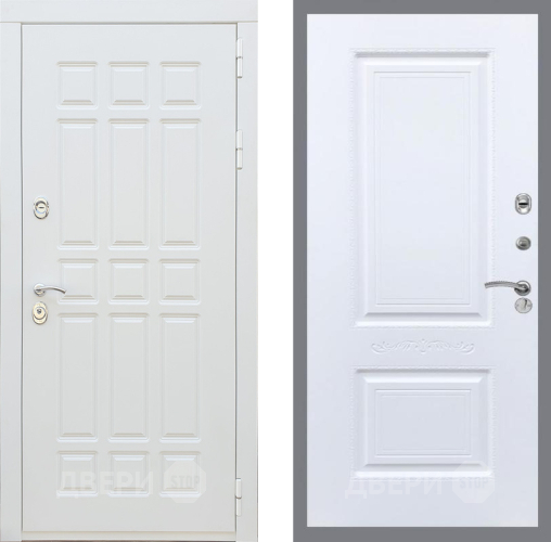 Входная металлическая Дверь Рекс (REX) 8 Силк Сноу Смальта Силк Сноу в Жуковский