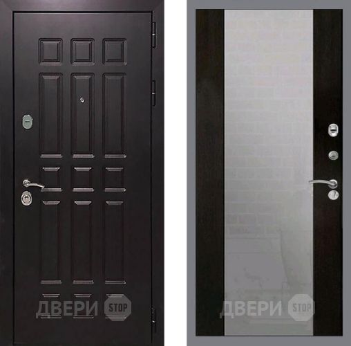 Дверь Рекс (REX) 8 СБ-16 Зеркало Венге в Жуковский
