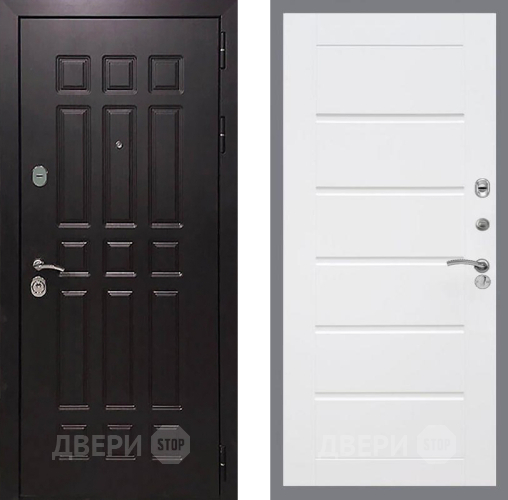 Входная металлическая Дверь Рекс (REX) 8 Сити Белый ясень в Жуковский