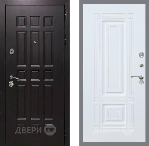 Входная металлическая Дверь Рекс (REX) 8 FL-2 Силк Сноу в Жуковский